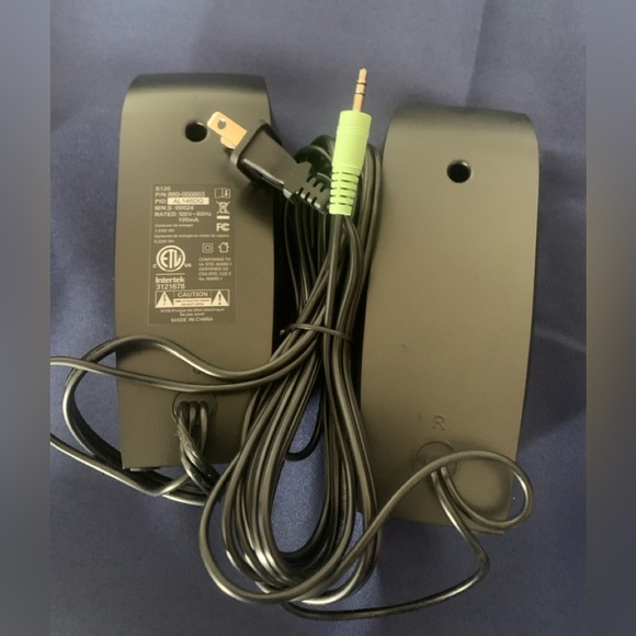 Logitech S-120 Computer Speakers, black, NWT - Picture 4 of 5